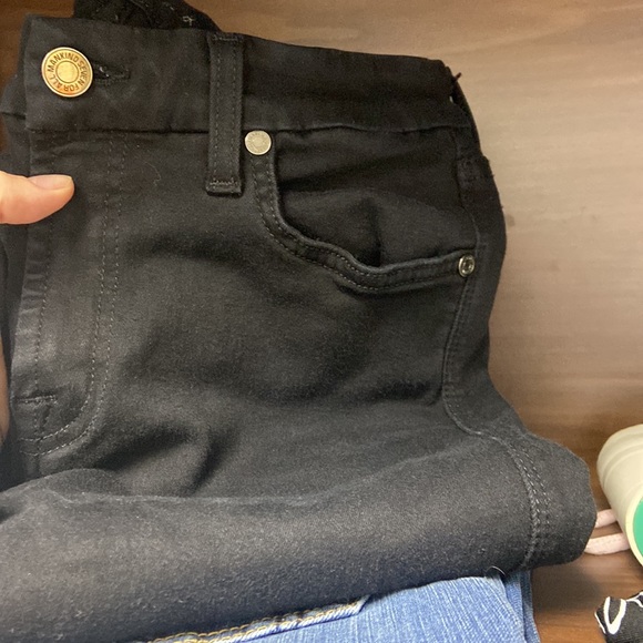 7 for All Mankind - Authentic - Black Kimmie Straight Skinny Jeans super stretch - Picture 4 of 4